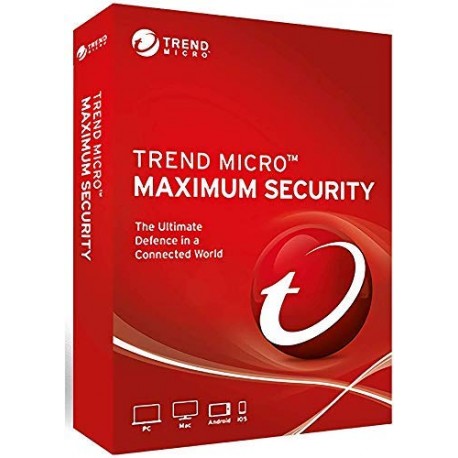 Trend Micro Maximum Security 2020 1 Year 3 Devices License Key (Email Delivery)